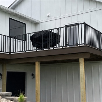 St. Cloud Custom Deck & LP SmartSide Siding Installation